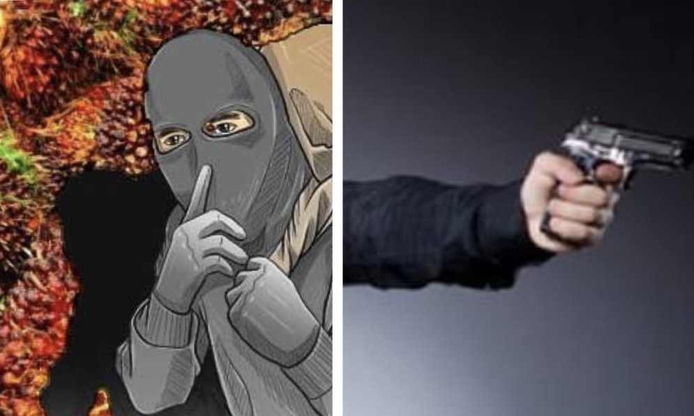 Satpam perkebunan di Pelalawan diduga ditembak ninja sawit (foto/int)